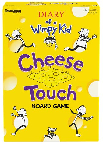 Diary of a Wimpy Kid Cheese Touch Game - Race to The Finish While Learning About Your Friends by Pressman