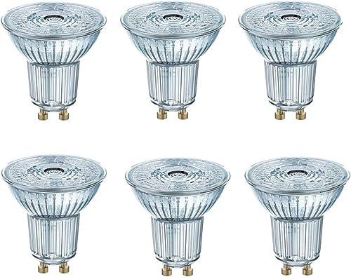 Osram 6er Pack LED Spot Parathom PAR16 6,9 Watt 2700 Kelvin warmweiß GU10 | 575 Lumen | 36° Ausstrahlung | ersetzt 80 Watt | LED Reflektor | LED Strahler