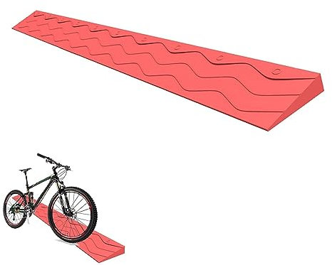 PINNKL Rollstuhlrampe Türschwelle100 cm rutschfeste Schwellen-Rollstuhlrampe, Schwellenrampen für Türen, Roller Schwellenstangen, Stufenrampe (Color : C, Size : 100x7x1.5cm(39.4x2.8x0.6in))