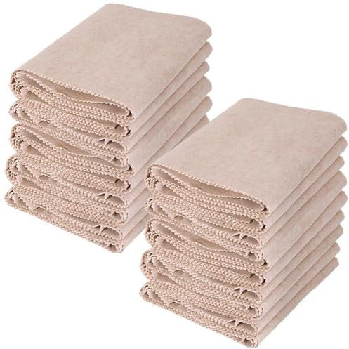 Toallas De Fibra Vegetal Natural Luffa, 20 Piezas Absorbente, Paño De Limpieza De Platos De Cocina, Trapos De Aceite Antiadherentes Ecológicos, Estropajo