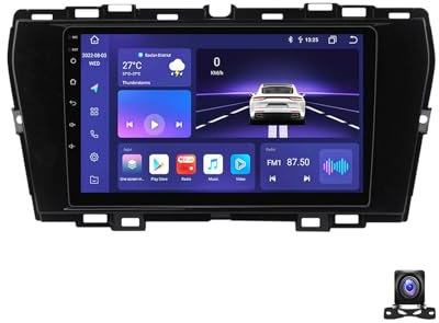 EsaSam Android 12 Autoradio Bluetooth Radio per SsangYong Tivoli 2019~2021 con AHD Telecamera Posteriore, 2 DIN Car Stereo con 9 Pollici Touchscreen Supporto 4G/DSP/Carplay/Auto,8 Core m800s 8g+256g