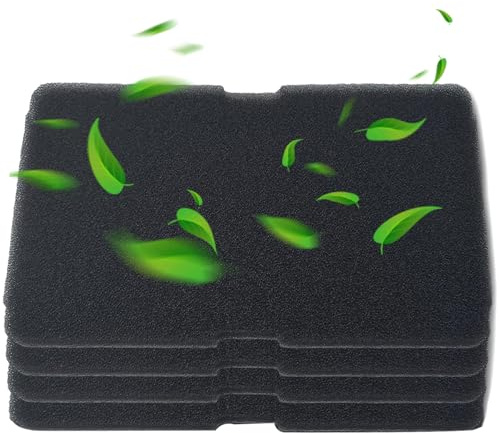 Esshogo 4 Pezzi Filtri per Asciugatrice, Filtro per Scambiatore 240x155x11mm, Filtro in Spugna Riutilizzabili, Per asciugatrice a condensazione e a pompa di calore