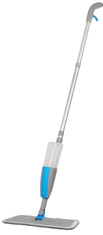 Trapeador en Aerosol de Microfibra, Trapeador en seco y húmedo, Trapeador húmedo con Almohadillas Lavables, Trapeador para Piso con rociador, Trapeador con rociador de Agua para Laminado, Azulejos de