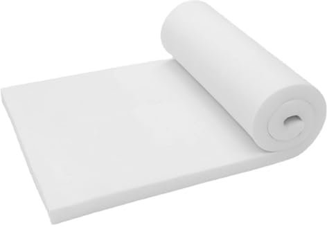 XIEMINLE Premium-Schaumstoffkissen mit hoher Dichte, Ersatz-Schaumstoffpolsterung für Sofa, Esszimmer, Haustierbett, Sessel, Stuhlpolsterung, fester Schaumstoff (3 cm, 160 x 50 cm), Weiß
