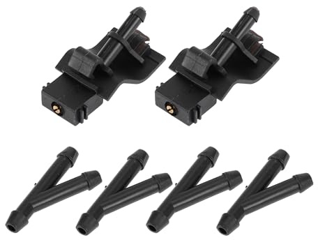 HOPESPANNER Boquilla De Lavado De Parabrisas No.8538112300 Para Toyota 07-13 Negro Boquillas De Pulverización De Parabrisas Delanteras Limpiaparabrisas Chorro De Lavado 1 Juego