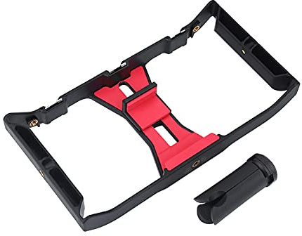 Grcfumo Smartphone Video Rig, Phone Stabilizer Grip Filmmaking, Portable Smartphone Video Rigs for Macro Film Shooting, Phone Live Broadcast
