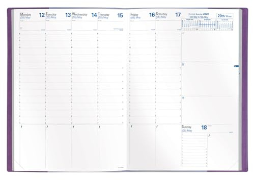 Quo Vadis 2026 Nachfüllpackung für Prenote – Wochenplaner – 13 Monate, Dez. bis Dez. – 21,6 x 29,8 cm – Produktivitätsterminplaner