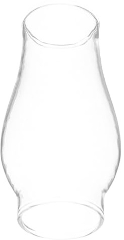 MOLUCKFU Ombrello di ricambio in vetro vintage per lampada a olio, antivento e robusto retro lampada a petrolio di ricambio per illuminazione di emergenza e uso esterno