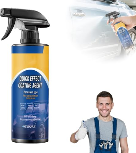 3 in 1 Ceramic Car Coating Spray, Multi-functional Coating Renewal Agent, Car Polish, High Protection Quick Car Coating Spray, Car Fast-Acting Coating Spray, All Cars & Surfaces (1PCS)