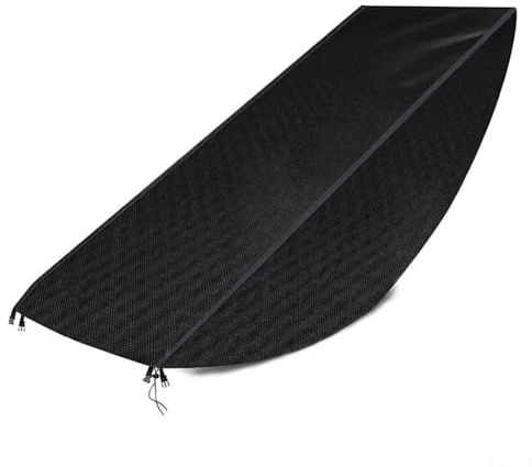 Copertura per sedie a sdraio, 155 x 65 x 95 cm, in tessuto Oxford 420D, impermeabile, resistente al vento, per mobili da giardino, sedie a sdraio e lettini in legno