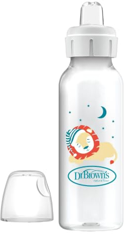 BOTELLA ESTÁNDAR DR BROWNS 250ML CON BOTELLA DE SILICONA LEÓN
