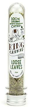 King Catnip - Tubo de Hojas orgánicas Sueltas, 45 ml