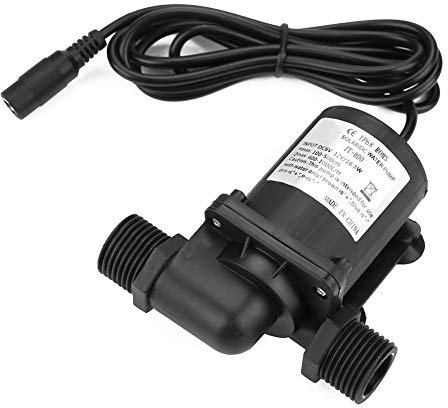 Mini DC 12V Water Pump, Mini DC Brushless Water Pump for Small Fish Pond 12V -40℃ ~100℃ Water Pump Kit Brushless Water Pump