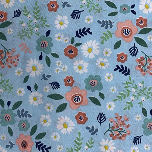 aufodara Baumwollstoff Meterware 1Lfm 160CM breit, Stoff 100% Baumwolle, Stoffe zum Nähen Quilten DIY Basteln Handwerken, Modischen Mustern (1)
