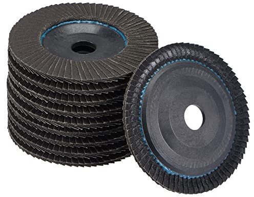 sourcing map Lot de 10 disques abrasifs en carbure de silicium 10,2 cm Grain 320 pour ponçage
