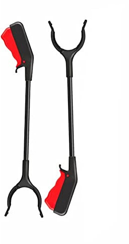 ZZDZW 2 pacchi Pinza Telescopica Prendi Oggetti 30cm/60cm Raccoglitore di Immondizia, Pinza Prensile,Pinza Morsetto in Gomma Multiuso Piccola (Size : 60cm)