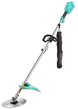 Tagliaerba da giardino Cordless con ruote con bracciolo Tagliabordi Tagliaerba a batteria Tosaerba elettrico 20AH 30AH Batteria al litio 1200W Potenza motore 8000r/min