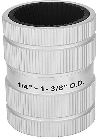 Pipe Deburring Tool, Stainless Steel Inner Outer Reamer, 1/4in-1 3/8in, 3 Angle Scraper