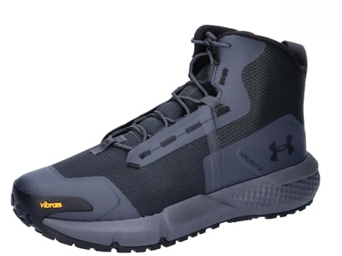 Under Armour UA Charged Valsetz Mid, Scarpa da Trail Running Uomo, Anthracite Castlerock Black, 40 EU