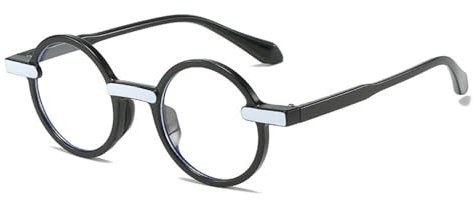 MUTYNE Steampunk-Sonnenbrille für Damen und Herren, modisch, rund, lila, schwarz, Vintage-Brillengestell, Schwarz, Weiß, klar, Einheitsgröße
