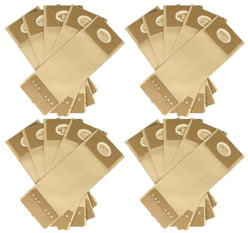 vhbw 20x Turbofilter kompatibel mit Festool Turbo DTS 400, DS 400 Schwingschleifer, Exzenterschleifer - Papier-Staubbeutel Set Sandfarben