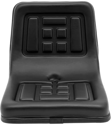 CHFUNE Asiento de tractor, asiento de remolcador, asiento del conductor, asiento ajustable con alta capacidad de carga para cortacésped, carretillas elevadoras, excavadoras, bulldozers, etc.