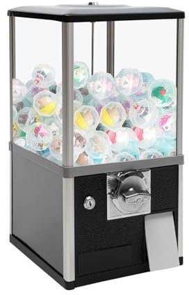 YMAOMAO Distributeur Automatique à pièces de Monnaie, Machine à Capsules, Machine Commerciale pour Bonbons, Machine à Capsules Automatique pour magasins de détail pour 4,5 à 5,5 cm,Black