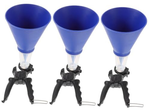 Gatuida 3pezzi Imbuto Per e Carburante Design Bocca Larga Per Rifornimento Veloce Realizzato Resistente Per Auto e Accessorio Pratico Per Cambio e Rifornimento Fluidi
