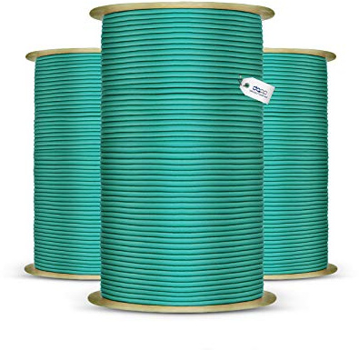 DQ-PP GRÜNES GUMMISEIL – 5mm – 5m – Expander Gummischnur Elastiches Gummikordel Spannseil Planen Spanngummi