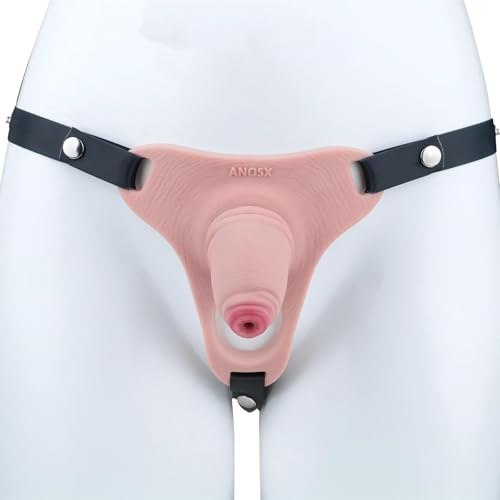 Peniskäfig aus Silikon Sex Spielzeug für die Männer Chastity Cage mit Gürtel und 4 Verschiedenen Größen zur Verkleidung der Penisgröße Weicher Keuschheitskäfig für Männer Penis Bondage (S,Black)