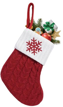 CHDZSW Weihnachtsstrumpf Personalisiert Nikolausstiefel, Weihnachten Socken, Nikolaussocken, Weihnachtssocken Hängenden Strumpf, Befüllen Weihnachtsocken, Nikolausstrumpf Set für Weihnachtsdeko