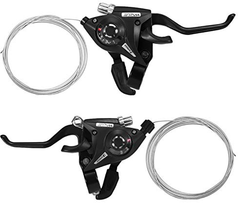 Aumotop 21-Gang-Fahrrad-Geschwindigkeitsschalthebel-Bremssatz, Ergonomisches Design für Schnelle Gangwechsel