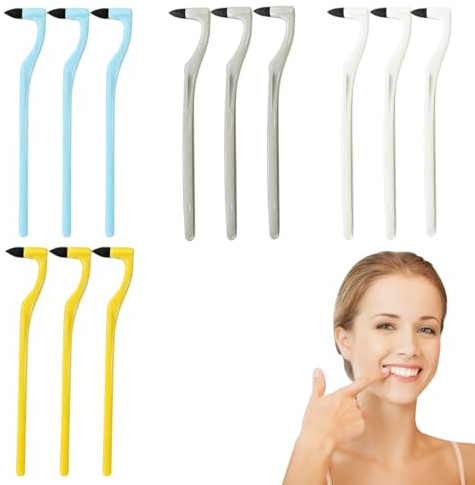 12 Piezas Eliminador de Sarro Dental, Eliminación de Sarro Quitamanchas, Raspador Dental Sarro, Limpieza Dental Profesional para Eliminación de Dental Sarro y Placa, Borrador de Manchas Dentales