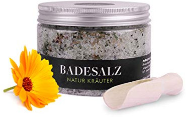 PIMO Sales de baño naturales, hierbas y minerales, veganas, envasadas a mano en Austria, (500 g)