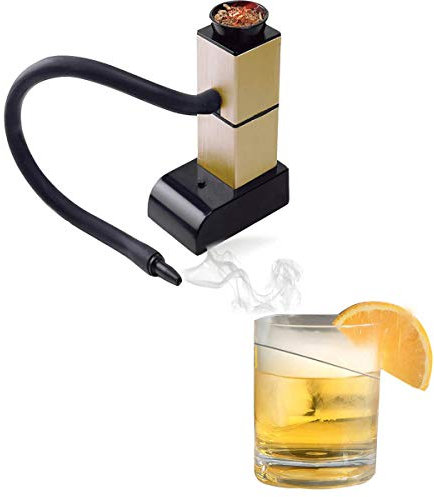 Pistola para ahumar alimentos fríos para barbacoa, generador portátil molecular, cocina casera, cocinero y ahumador de carne con chips de madera para alimentos, carne, quesos, bebidas, de Krfilas