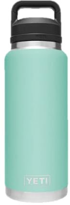 YETI Rambler Bottle Chug, Vaccum Insulated Stainless Steel Bottle with Chug Cap, Seafoam, 36 oz (1065 ml)