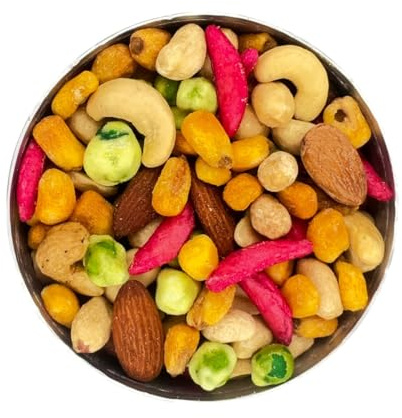 Berliner Nuss BarMix Berlin – Würzige Snack-Mischung mit Kakinotane, Wasabi-Erbsen & Edelnüssen – Frische Manufaktur-Qualität, eigene Rösterei - 1000g Beutel