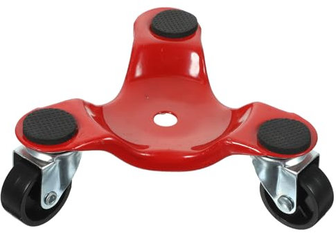 DOITOOL Steel Tri-Dolly, 3 Wheel Mover's Dolly for Moving Furniture, Appliances, Cabinet, Table, Piano, 200 KG Load Capacity, Heavy Furniture Moving Rollers Leg