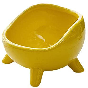 Dekoschale Kreativer Schmuckaufbewahrung Dekoschalen Modern Wohnzimmer, Taschenleerer Schmuck Tablett Desktop Ablage Schlüssel, Schlüsselkorb Uhren Aufbewahrungsbox ( Color : Yellow , Size : 17cm )