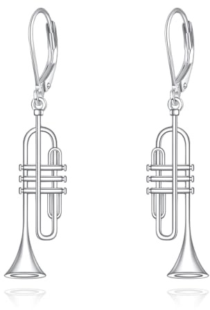 Sport und Musik Ohrringe Sterling Silber Sport Liebhaber Musik Liebhaber Schmuck Geschenke für Damen Mädchen Herren Jungen