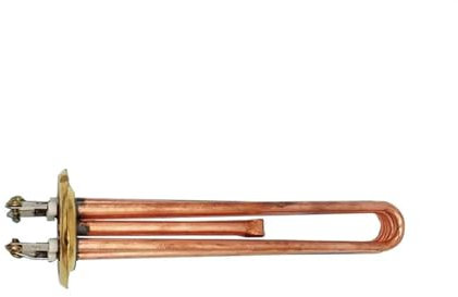Heating Element 73mm Flange 3 Phase 380V Copper Heater Instant Water Boiler Heating Element 6KW/9KW/12KW (Color : 380V 9KW)