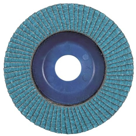 Disco Lamellare per Smerigliatrice - Grana da 40 60 e 80 per Metallo, Legno e Acciaio - Dischi Abrasivi Lamellari Diametro 115 mm - Grana 40