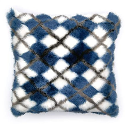 Furryvalley Kissenbezüge 2er Set Kurzhaarig Kunstfell Kissenbezug Künstlich Pelz Dekokissen Kuschelkissen Kuschelig Couchkissen für Home Zierkissen Kaninchenhaar Deko Sofakissen 45x45cm (Multifarben)