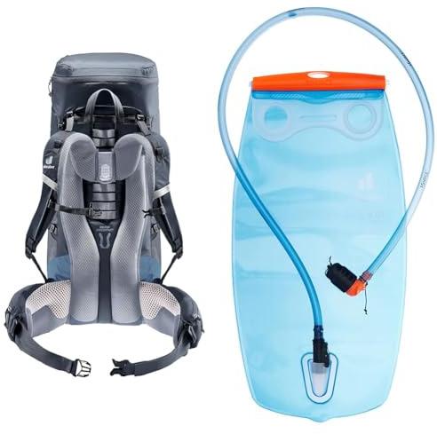 deuter Aircontact Lite 40 + 10 leichter Trekkingrucksack & Streamer 3.0 Trinksystem