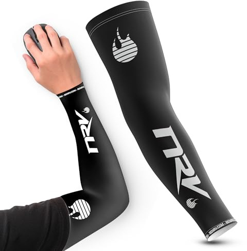 NRV Manchette de Compression Gaming Esport (Edition Performance) – Optimisez Votre Jeu avec Confort et Style – Conçu par des Joueurs Professionnels – Durable, Respirant et Sans Friction