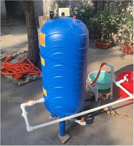 SAFWELAU Réservoir d'eau sous pression Réservoir d'eau potable 60 100 120 150 200L, Réservoir sous pression de puits d'eau vertical pour l'irrigation agricole/Camping/pêche, Vessie à eau pressurisée a