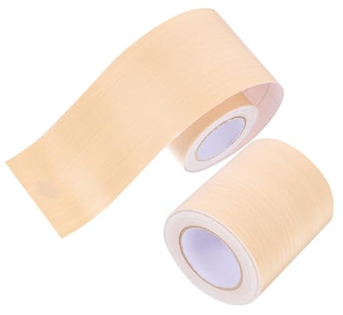 Didiseaon Adesivo Copribattiscopa in Pvc Autoadesivo Giallo per Decorazione Pareti e Pavimenti, Copre Macchie, Resistente All'uso Prolungato, per Casa e Interno, 2 Pezzi