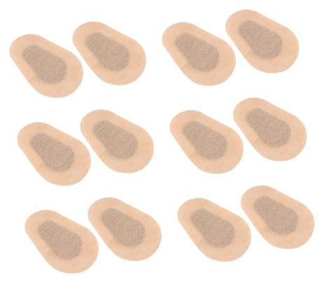 Zerodeko 6 pares Almohadillas Autoadhesivas para Ojos Oculares Transpirables de No Tejida Elástica Cuidado Ocular Seguro y Cómodo Estilo Aleatorio