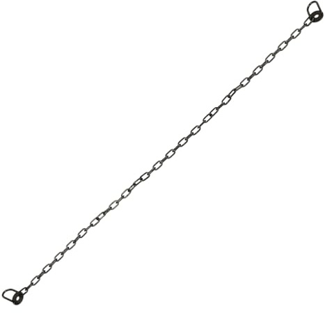 BIUDECO Cadena de Seguridad Metálica para Barreras de Entrada 6 MM X 15 M Conector Resistente Intemperie para Control de Multitudes y Protección en Exteriores