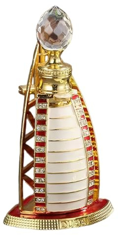 Aceite de Perfume árabe, fragancia de larga duración de 15ml, Perfume de Dubái con lujosa botella con forma de velero para mujer, Ich Dekor